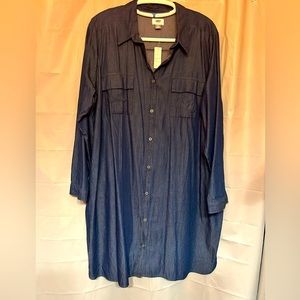 Old Navy denim tunic new